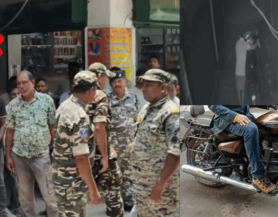Bike theft causes commotion in Fulbari Super Market, thieves caught on CCTV!