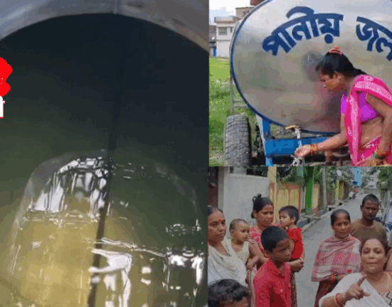 "It's not water, it's poison!" – People in Siliguri's Green Park were angry over the supply of dirty water and staged a massive protest