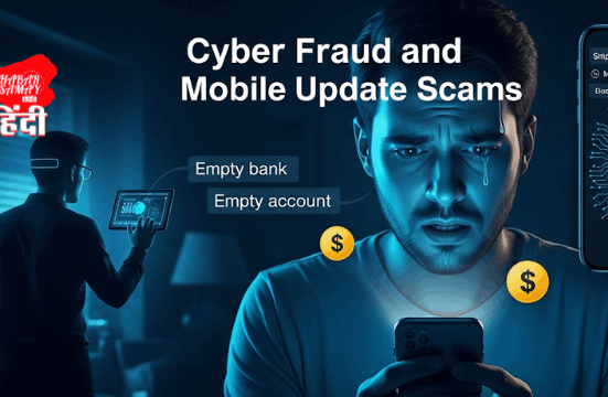 Be careful! One wrong click can blow away your years of earnings. Cyber criminals can empty your entire account in the name of mobile update.