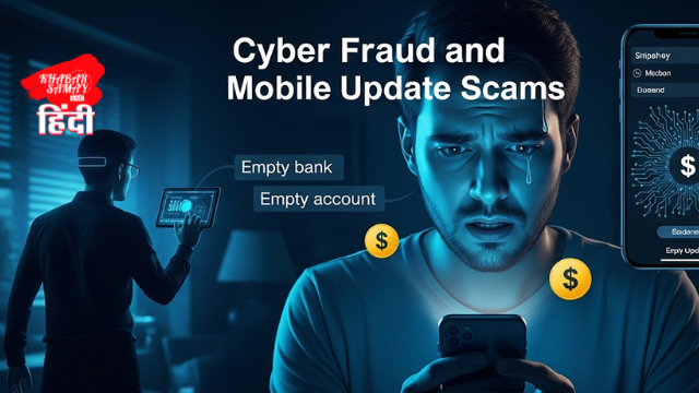Be careful! One wrong click can blow away your years of earnings. Cyber criminals can empty your entire account in the name of mobile update.