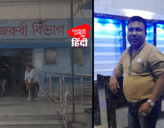 Father who came to drop his son to school suddenly dies!