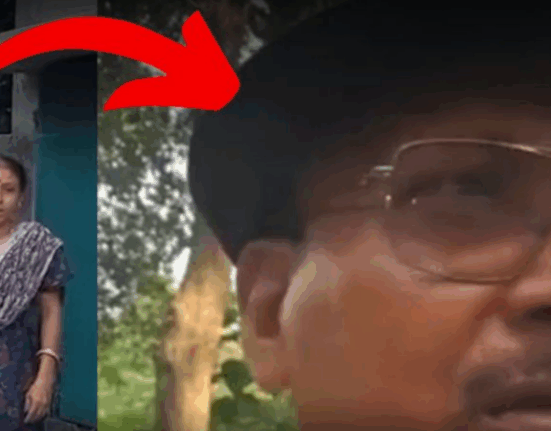 Trinamool Councilor and Mayoral Council member Dilip Burman in the controversy, accused of blocking the way by erecting a wall in front of the woman's house!