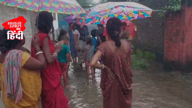 Waterlogging due to heavy rain in fulbari!