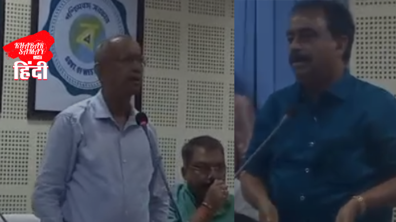 councillor-attacks-mayor-in-siliguri-municipal-corporation-meeting-dilip-burman-did-not-attend