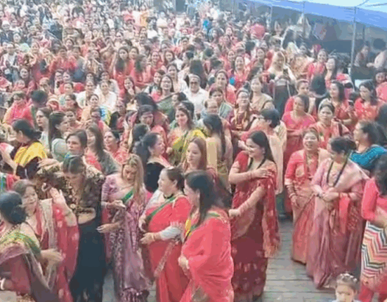 Hariyali Teej festival was celebrated with great pomp in Darjeeling!