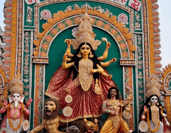 what-is-the-justification-for-painting-durga-puja-pandals-in-political-colours