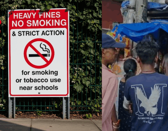Caution! Those who smoke and consume tobacco near schools will no longer be allowed to do as they please – heavy fines will be imposed, strict action will be taken!