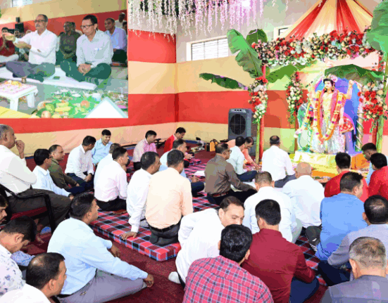 Vishwakarma Puja was celebrated with great pomp in Frontier SSB Siliguri!