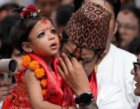 Nepal's 2-year-old girl is a living goddess!