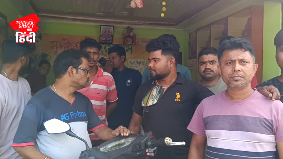 Major theft in Hatiadanga in the dark of night, all the goods missing from the car of the gold shop owner!