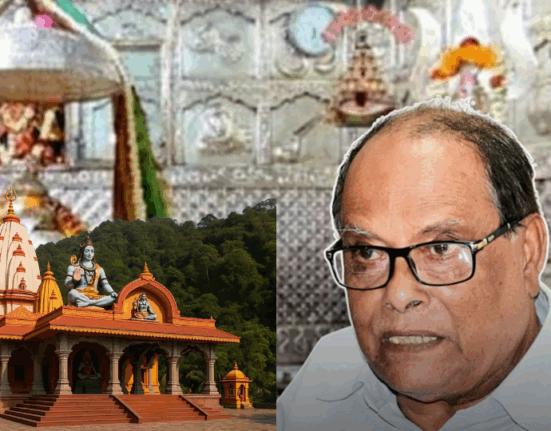 Ashok Bhattacharya shows his anger after the announcement of providing government land for the construction of Mahakal Temple in Matigara!