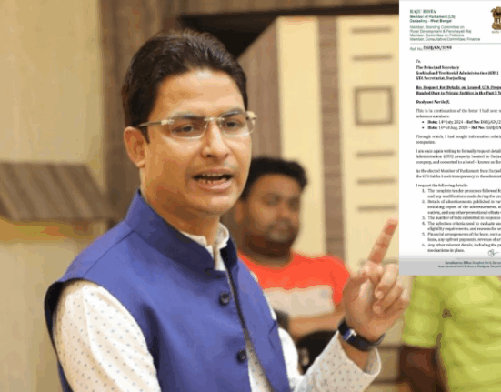 Major revelation in Darjeeling! MP Raju Bista demands a full report from the GTA on five years of leased properties—serious questions raised about transparency!