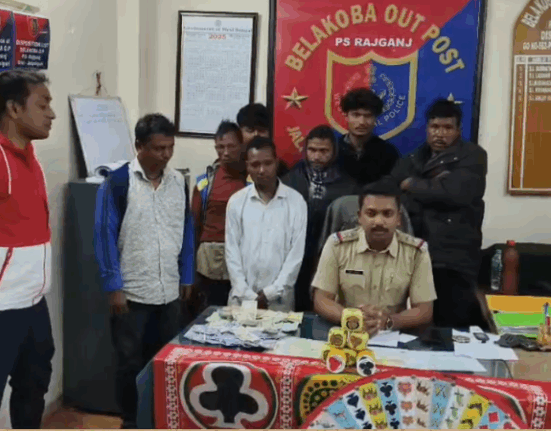 Police raid gambling den during Kali Puja fair, 7 arrested!
