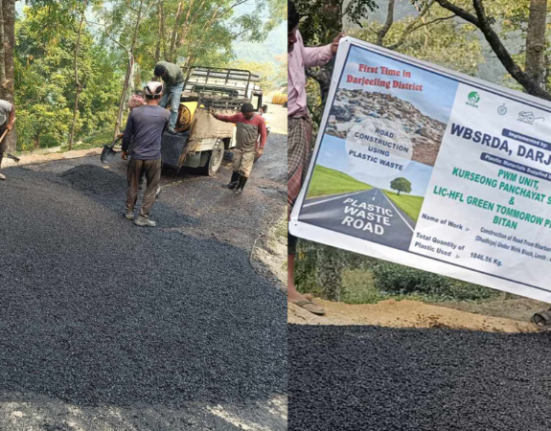 The GTA has shown Siliguri the way to build roads from plastic waste!