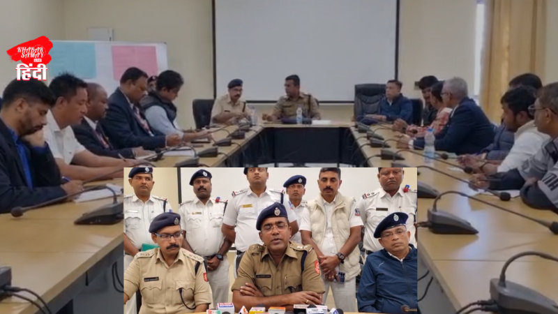 Traffic DCP in Siliguri held an important meeting with school bus drivers, emphasizing on traffic jams and safety.