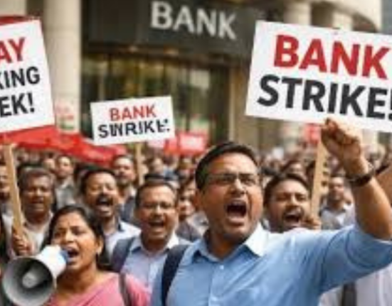 A one-day strike, but there will be no work in banks for 5 days!