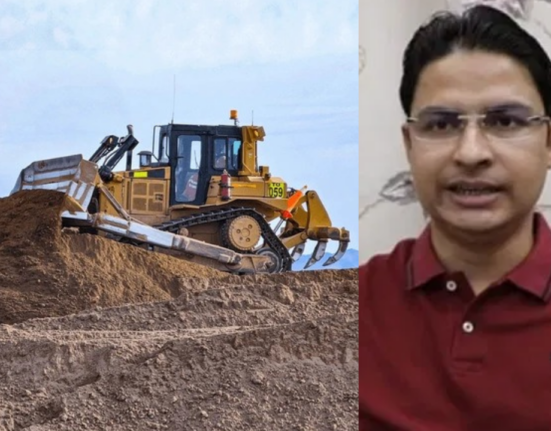 "If the administration doesn't pay attention, I will burn down the crusher," said Raju Bisht. "I am ready to take the law into my own hands for the sake of the people!"