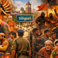What is happening in Siliguri? Who is ruining the harmony of Siliguri? Why is the administration silent?