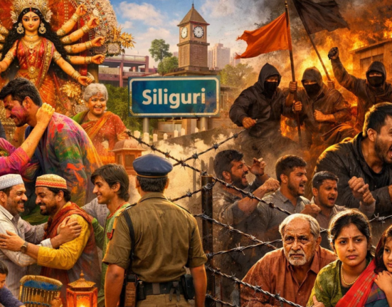What is happening in Siliguri? Who is ruining the harmony of Siliguri? Why is the administration silent?