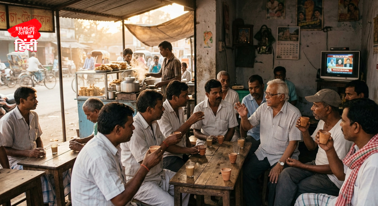 Who will form the government in Bengal? Over tea at tea shops, the common people are starting to have a parliament.