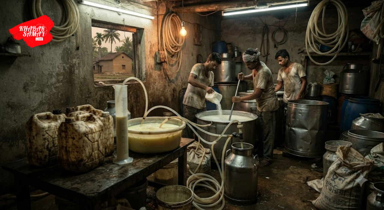 Fake milk factory busted, causing a stir! Those who consume milk, cheese, and ghee should beware!