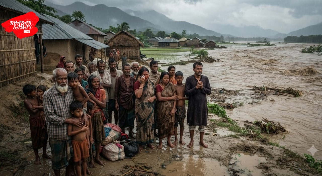 Rising water level of Teesta river increases flood threat in North Bengal!