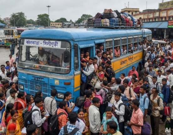 https://khabarsamay.com/siliguris-rail-connection-to-kolkata-is-cut-off-airfares-and-bus-fares-are-skyrocketing/