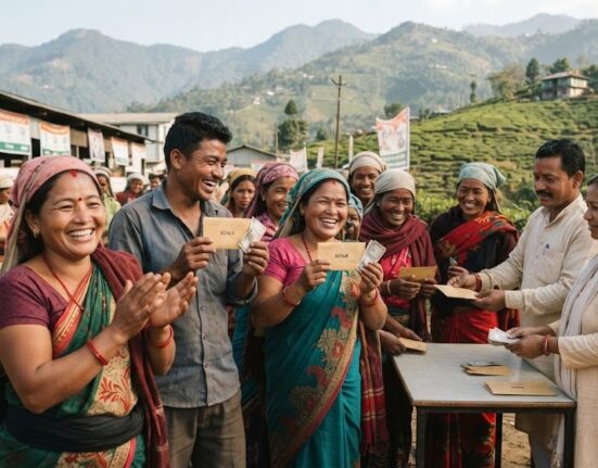 Tea plantation workers will receive a 20% bonus on October 5th! Plantation workers are grateful to Raju Bisht!