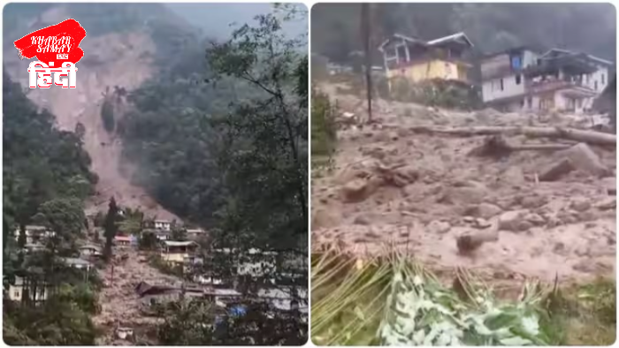Another landslide hits West Sikkim, threatening several homes; villagers in panic