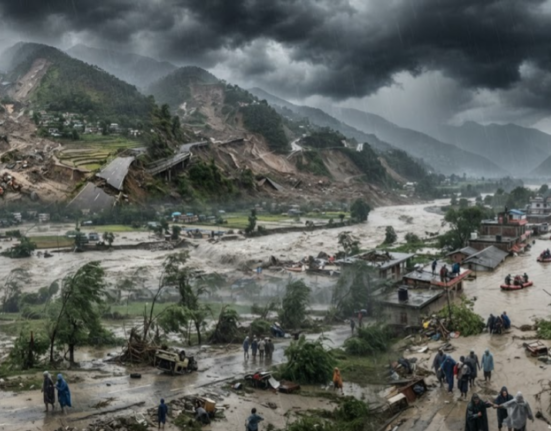 From mountains to plains, landslides, rain and storms, overflowing rivers!