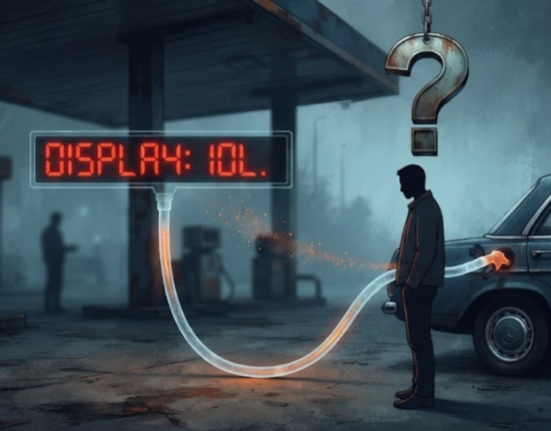 Has this mess happened at a petrol pump in Siliguri?
