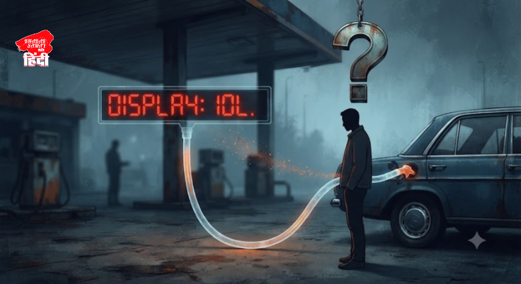 Has this mess happened at a petrol pump in Siliguri?